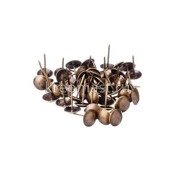 Гвозди мебельные бронза (45гр/уп)