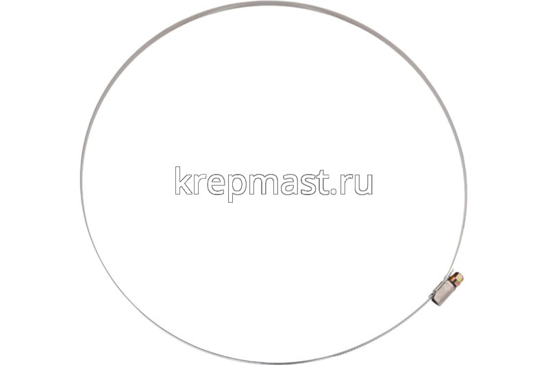 Хомут червячный нержавейка 240-260