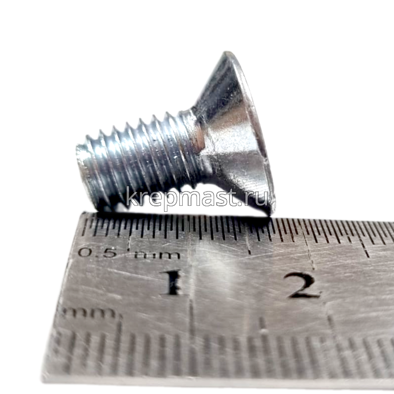 Винт с внут. шестиг. потай голов. 8х16 кл.пр.8,8 DIN 7991