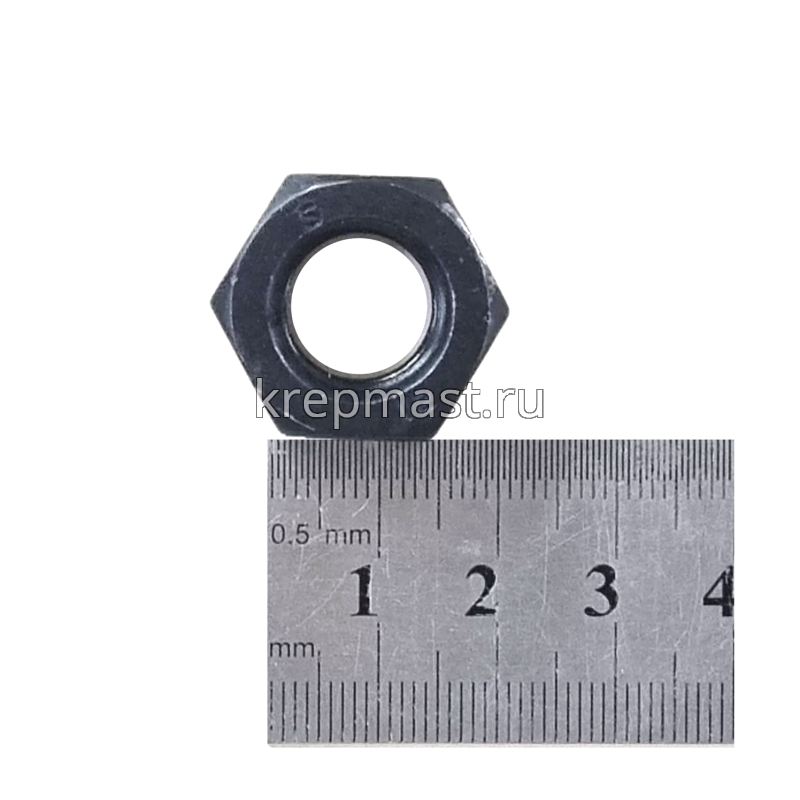 Гайка 6-гр. М 14 DIN 934 (2,0) кл.пр.12.0 черная