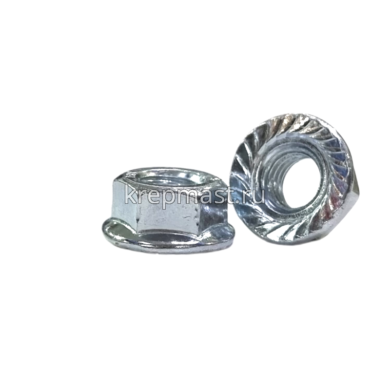 Гайка с фланцем М 8 DIN 6923