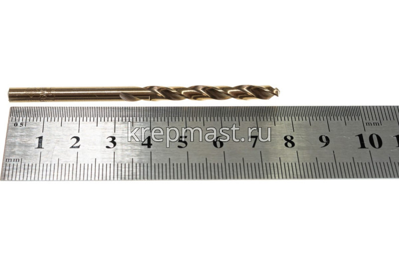 Сверло по металлу кобальт 4,5х80мм