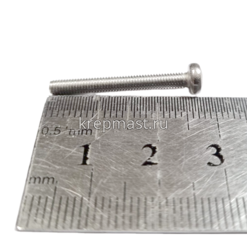 Винт 3х25 п/цил DIN 7985 нерж A2 Z