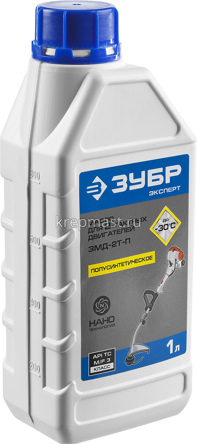 Масло для 2-х тактных двигателей 1л ЗУБР / СОЮЗ