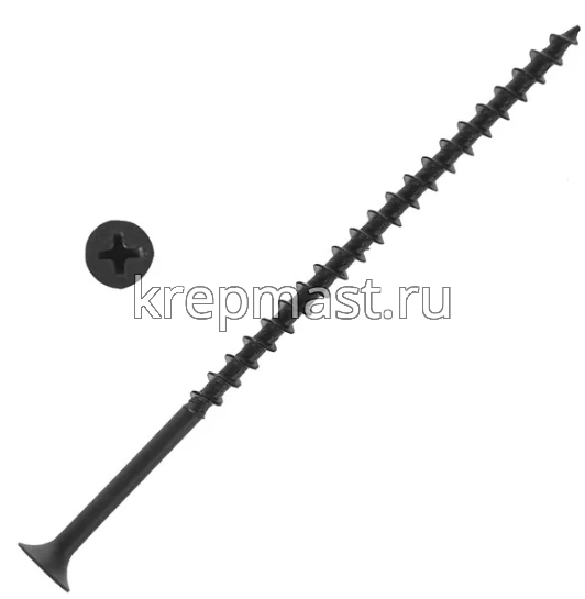 Саморез по дереву оксид. 4,8х120 усиленные