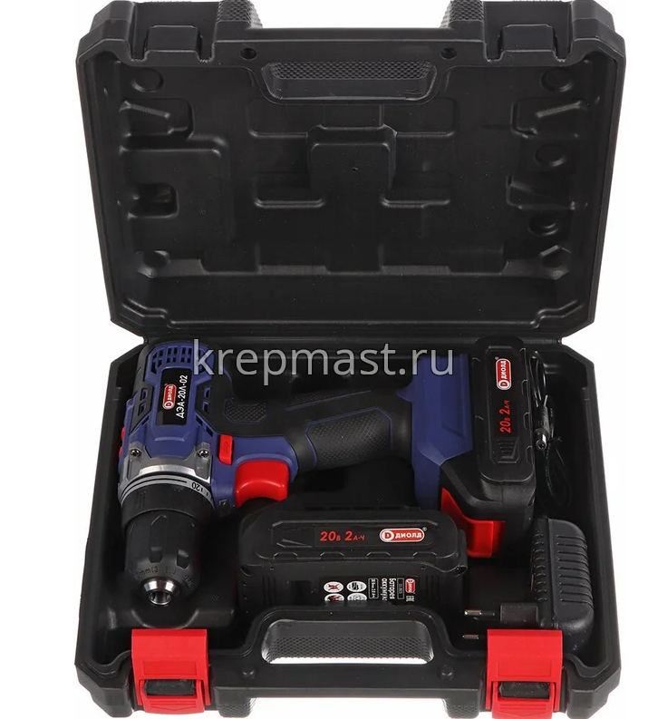 Шуруповерт аккумуляторный ДИОЛД (20Вт, 2,0Ah/ч)