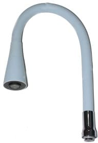 Гусак для смесителя гибкий СИЛИКОН S55GY-D серый