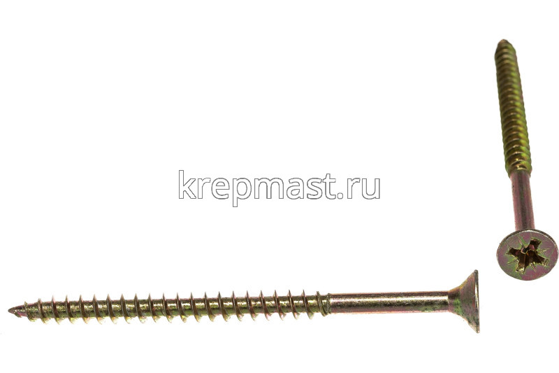 Шуруп универс. желтый цинк 6х 90
