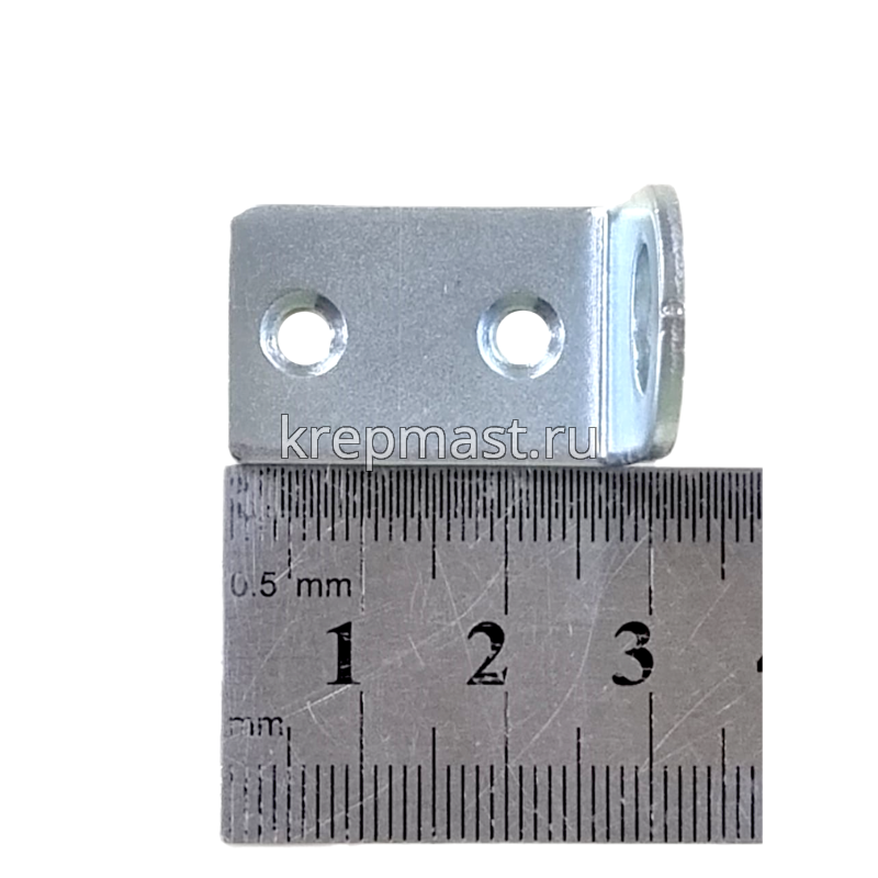 Проушина угловая 18х50мм цинк