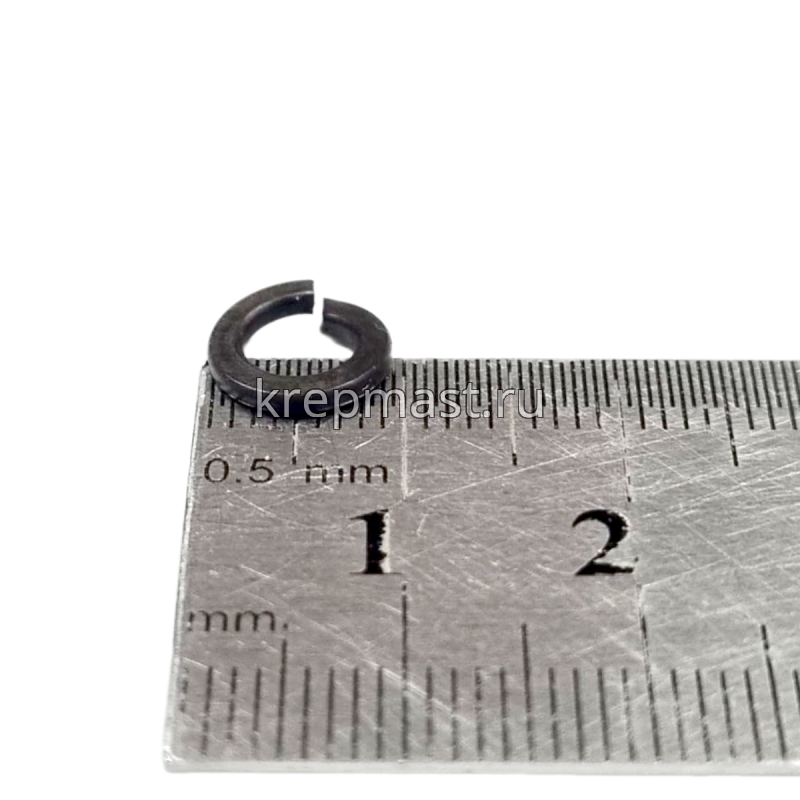 Шайба гроверная 5 DIN 127 черная