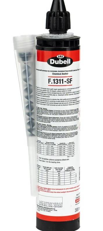 Картриджи с химическим составом EMS DUBELL PESF 300мл