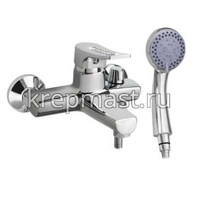 Смеситель д/ванны GFmark 2310 короткий излив со СТРАЗАМИ на ручке