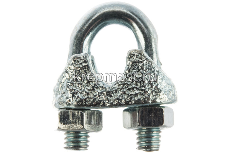 Зажим д/троса М 6 с гайками