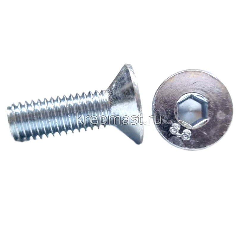 Винт с внут. шестиг. потай голов. 8х25 кл.пр.8,8 DIN 7991