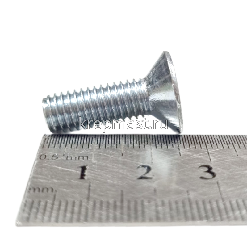 Винт с внут. шестиг. потай голов. 8х25 кл.пр.8,8 DIN 7991