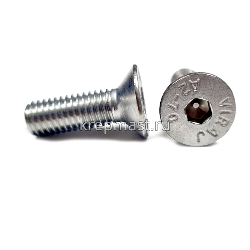 Винт с внут. шестиг. потай голов. 8х25 нерж. А2 DIN 7991