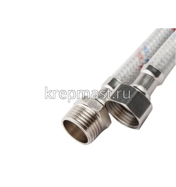 Подводка гибкая для воды 1/2 1,2м г/ш в ПВХ