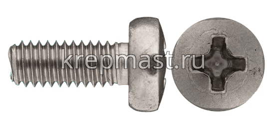 Винт 4х12 п/цил DIN 7985 нерж A2 Z