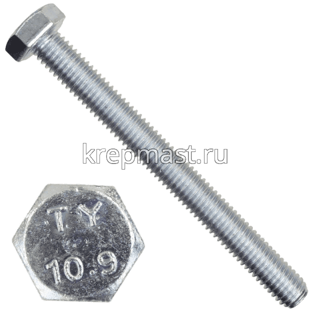 Болт 8х100 кл.пр.10,9 оц. п/р DIN 933