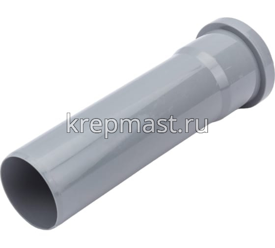 Труба с раструбом D 50*1,8 (0,15м) п/п