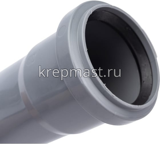 Труба с раструбом D 50*1,8 (0,15м) п/п