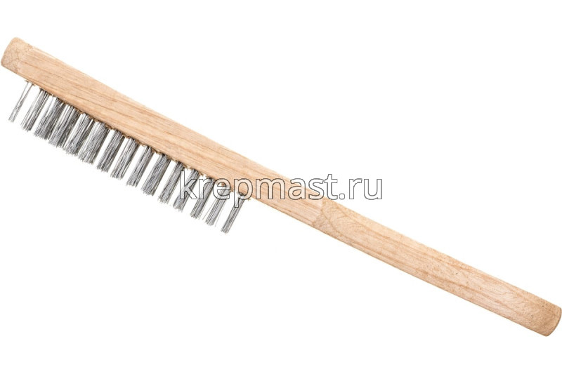 Корщетка деревянная ручка 5-ти рядная