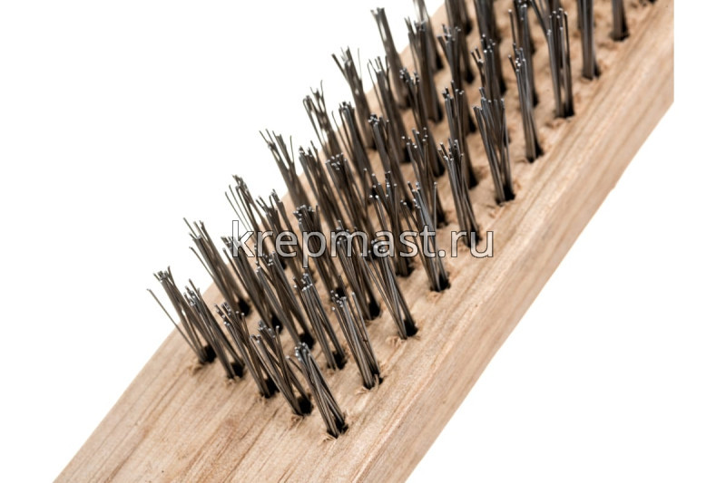Корщетка деревянная ручка 5-ти рядная