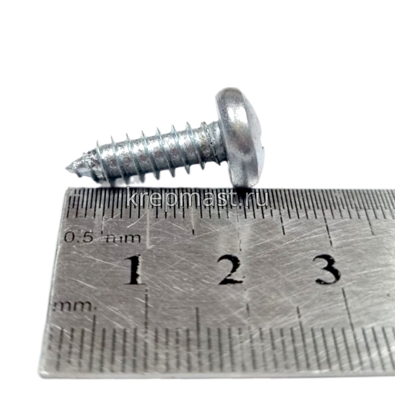 Саморез п/сфер гол. 6,3 х19 DIN 7981