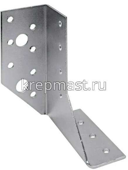 Крепление балок 25х140х76х2мм ЛЕВОЕ