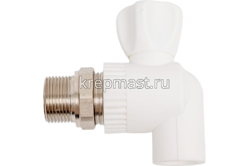 Кран шаровый пп угловой  для радиатора