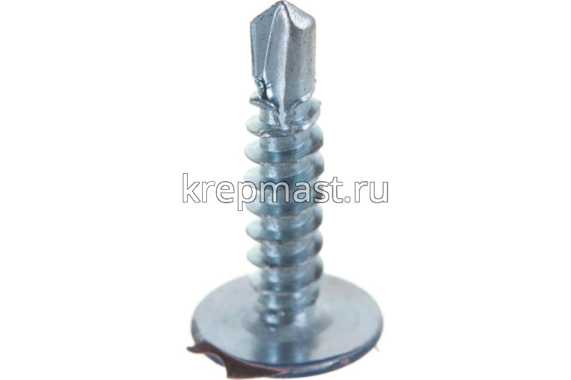 Саморез п/сф головка с п/ш сверло 4,2х19 RAL 5005