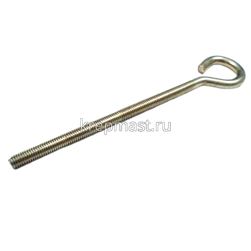 Винт с крюком 6х100