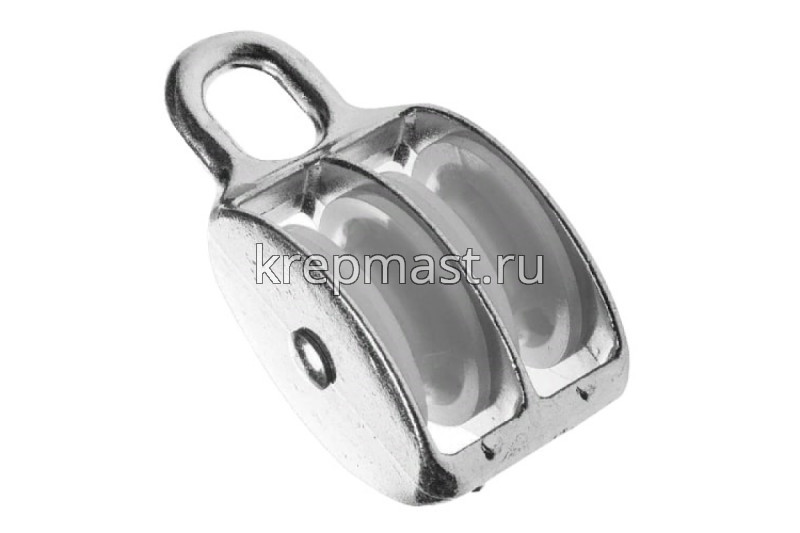 Блок двойной пластик. оцинк. 40мм