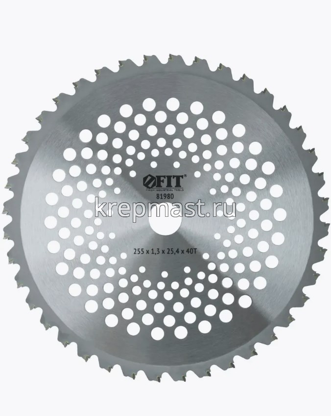 Диск для триммера FIT твердосплав. 255х40Тх25,4мм