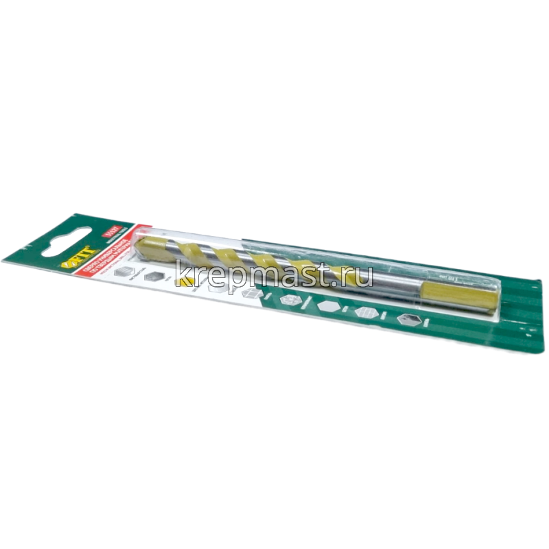 Сверло универсальное 12х150мм (сталь, чугун, цв.мет, стекло, керамогранит)