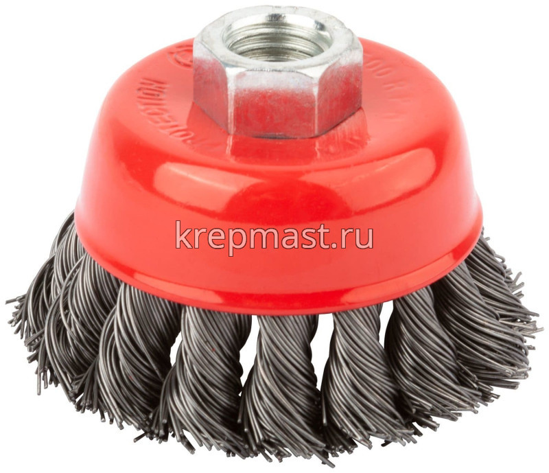 Корщетка- чашка 65мм FIT/ USP витая для УШМ