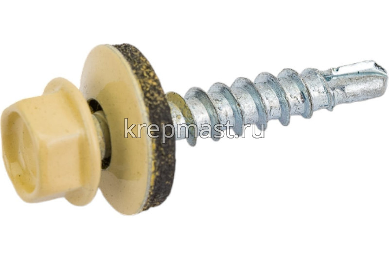 Саморез д/кровли краш. 4,8х29 RAL 1014