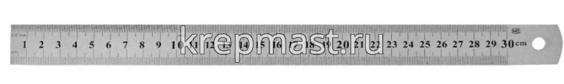 Линейка нержавеющая 300 х 28мм