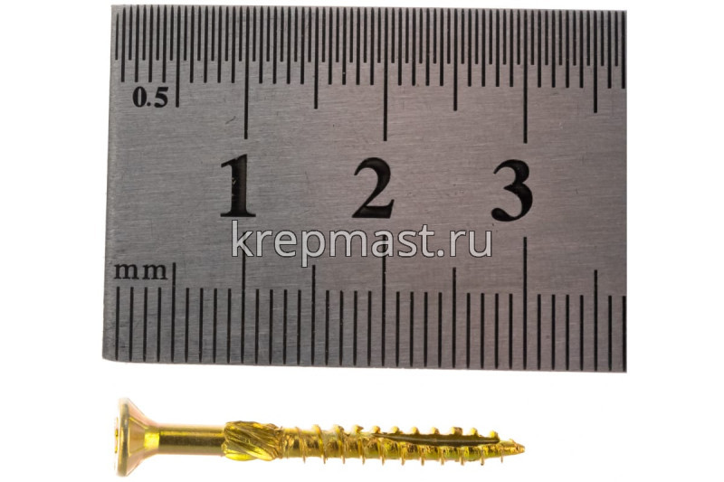 Шуруп с/нарез. для дерева потай 3,0х 30 Тх