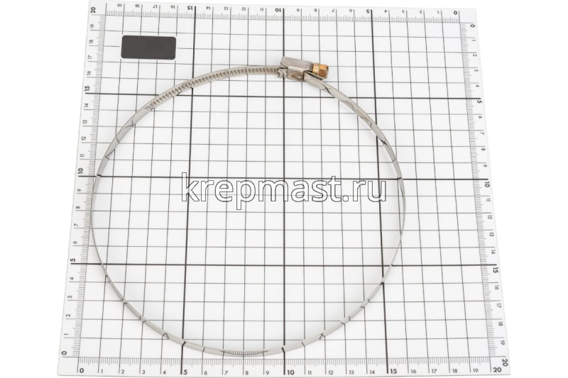 Хомут червячный нержавейка 140-160