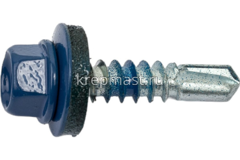 Саморез д/кровли краш. 5,5х25 RAL 5005