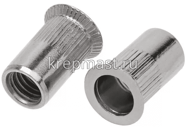 Гайка-заклепка KENNER м 4х0,7х11,6 потайной бортик оцинк.