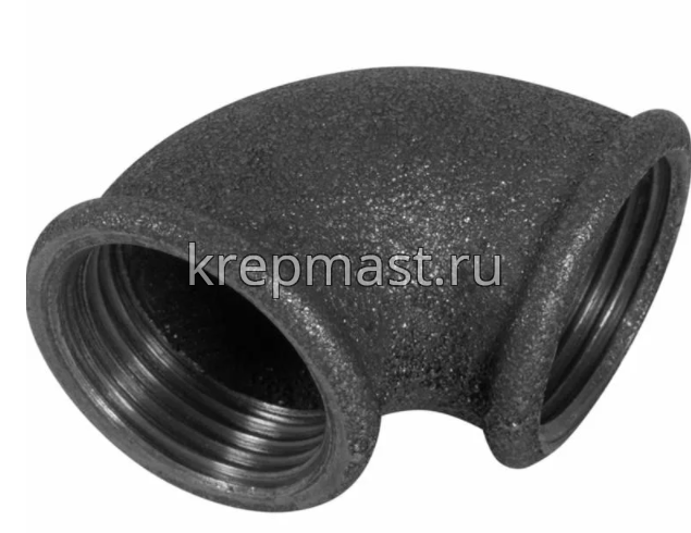 угольник чугунный прох.Ду-25