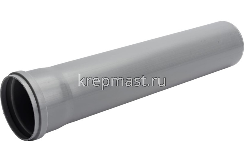 Труба с раструбом D 110 (0,5м) п/п