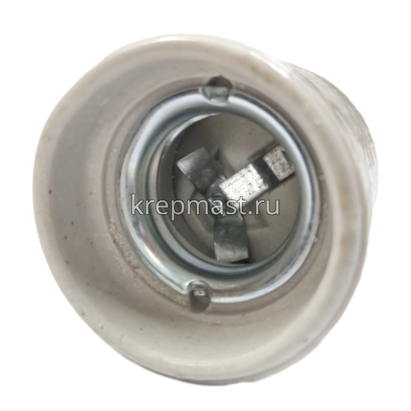 Патрон Е27 керамический НК-05 (гладкий)