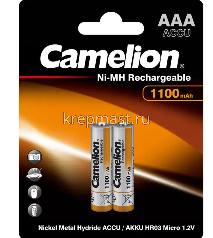 Батарейка Camelion Accu AAА аккумул.