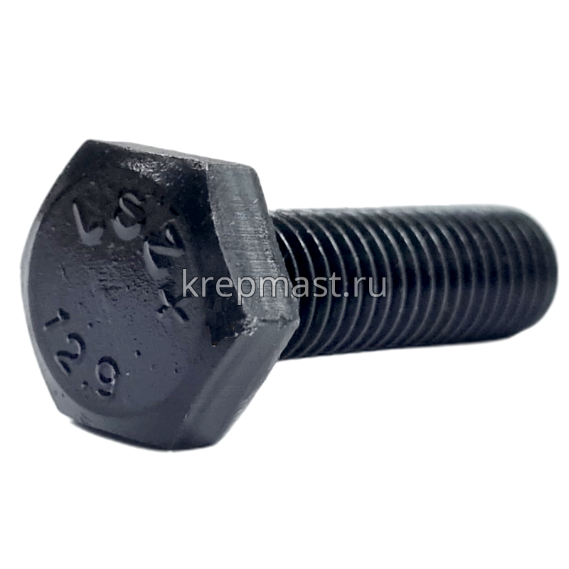 Болт 10х 35 кл.пр.12,9 черный п/р DIN 933