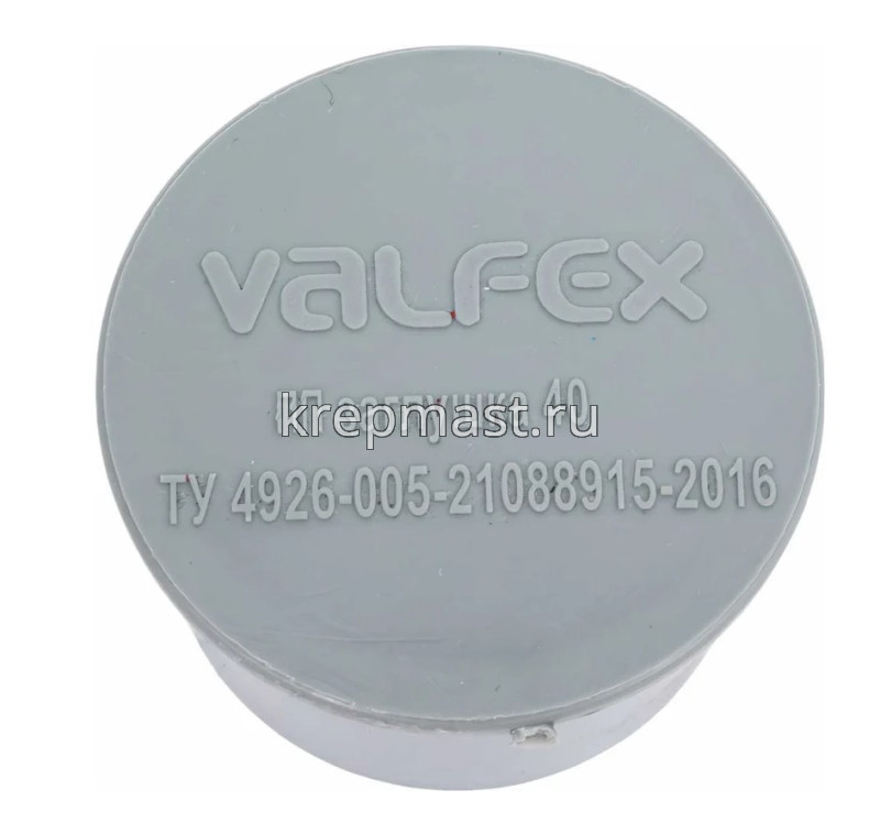 Заглушка п/п D 40 для канализации