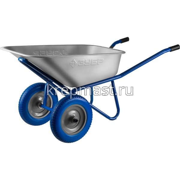 Тачка двухколесная ЗУБР садово-строительная 200кг, 90л