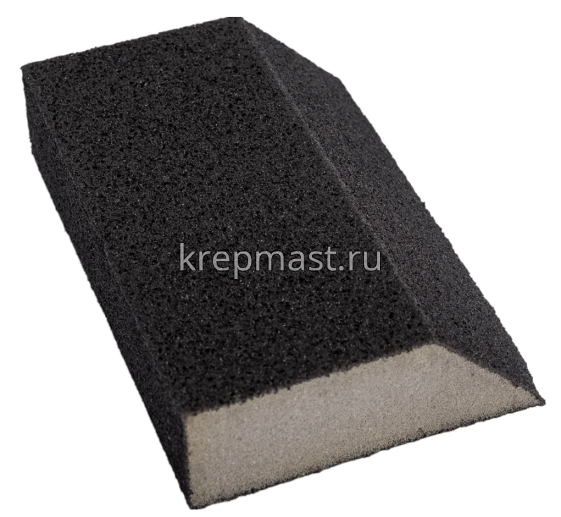 Губка шлифовальная FIT углов. водостойкая 100х70х25мм Р-180